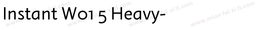 Instant W01 5 Heavy字体转换